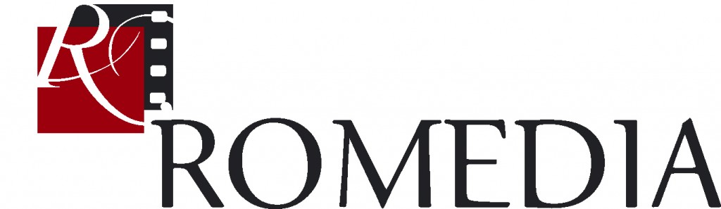 Romedia logo white(1)